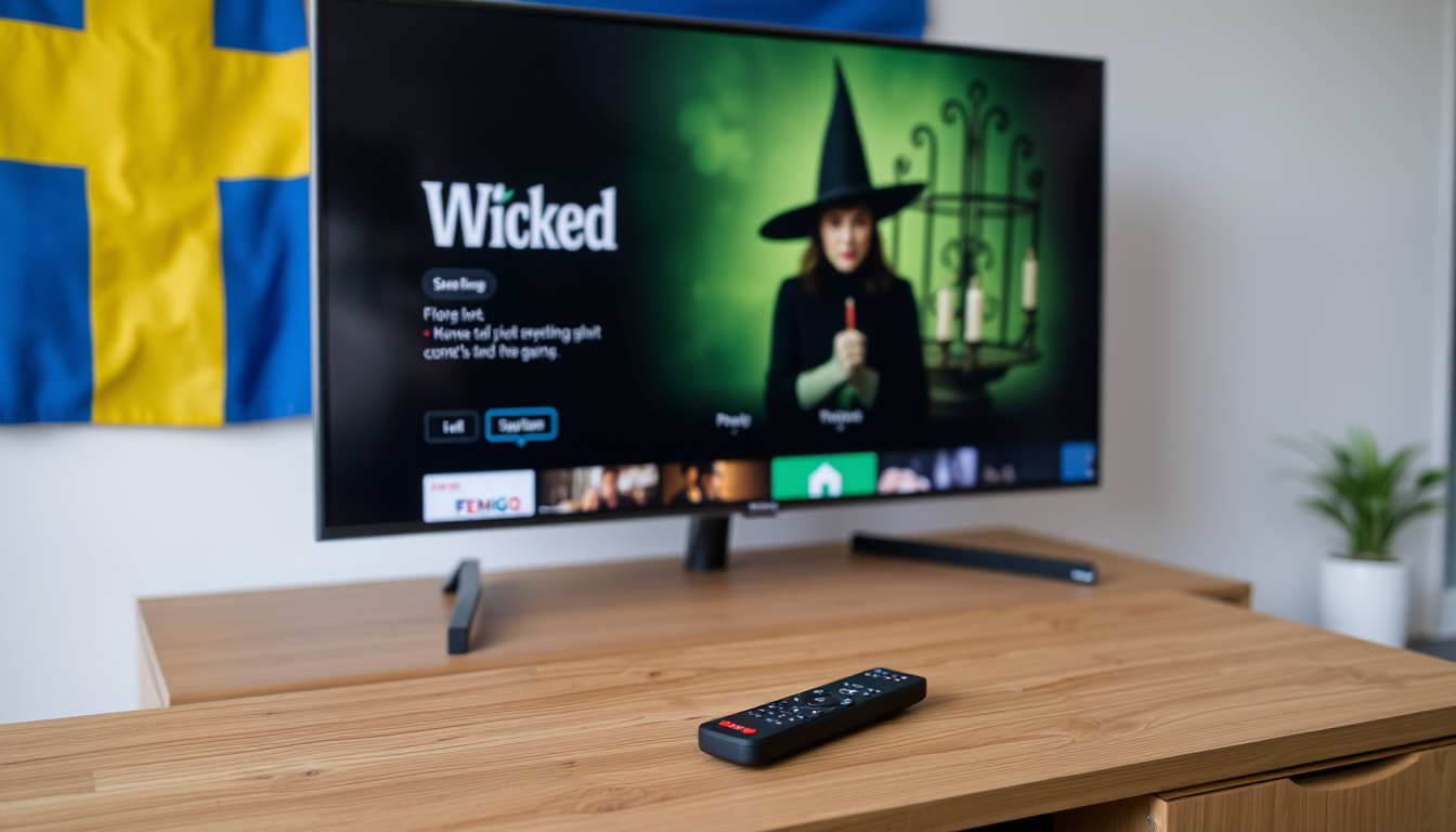 Vart kan man se Wicked? Guide till streaming i Sverige