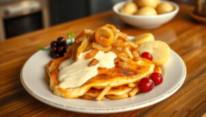 Pannbiff med lök och gräddsås – klassiskt recept och tips